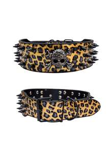 Collar para perro con púas extra grande - Protege el cuello de tu perro de mordeduras, de moda, adecuado para razas grandes - Multicolor - Ver 23