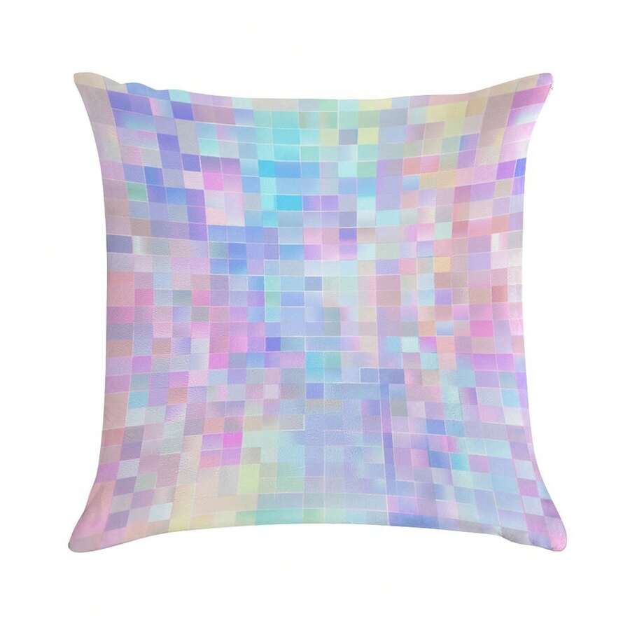Soft Pastel  1 Plush Pillow Case, Pillow Covers, Throw Pillow Covers Cases For Couch Sofa Home Decoration - Mix - View 1