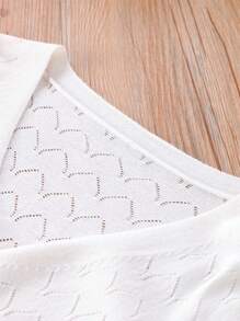 Cardigã Feminino Aberto na Frente, Casual, Senhora, Decote em V, Top Branco Vazado, Blusas de Malha de Manga Longa para Meninas Maiores, Novo Modelo de Verão Leve e com Proteção Solar, Casaco Solto de Cor Sólida para Primavera e Outono
