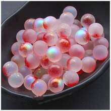 40/80/120 Pcs Starry Sky Glass Marbles Glass Ball Colorful Glass Marbles Decor Vase Filler Fish Tank Home Decor DIY Jewelry Accessories 12mm