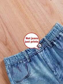 2pcs Set Celebrity Cartoon Print Girl Short Sleeve Top + 3D Graphic Shorts, Casual Holiday Summer Outfit, Suitable For Outdoor Leisure Activities