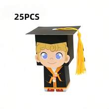 10 件毕业糖果礼盒 - 非常适合毕业庆典、毕业季、派对礼品和装饰