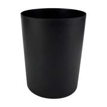 (2 Pack) 5 Gallon Trash Can, Plastic Office Trash Can, Black Marble