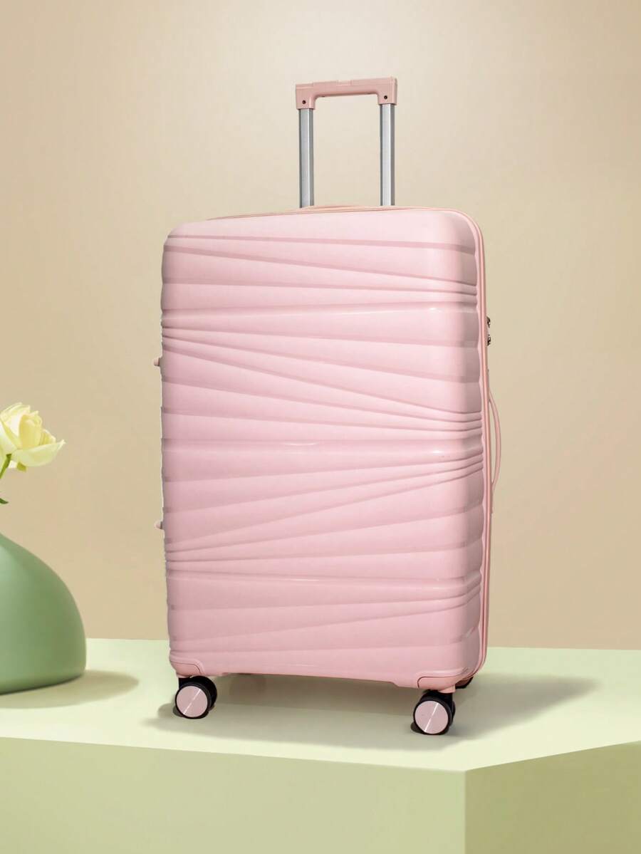 20/24/28-Inch Lightweight Polypropylene Carry-On Luggage With 4 Spinner Wheels & TSA Lock – Hard Shell Suitcase For Men & Women, Ideal For Business & Vacation Travel