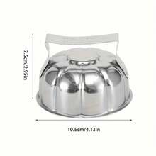 Non-Electric, Stainless Steel Japanese Style Onigiri Rice Ball Mold - Easy Shaping, Suitable For Stuffed And Pumpkin Rice Balls, Great For Home And Restaurant Use - Silver - View 5