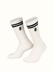 1/3/5 Pairs Back To School Quick-Dry Odor Control Antimicrobial Knit Fabric Socks - Multicolor - View 29