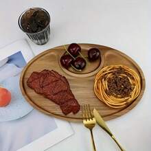 Sushi Plate, Multipurpose, Wooden, Highly Recommended, High-End Japanese Restaurant Tableware, Mackerel Plate, Long Rectangular Dish, Sashimi Platter, Grilled Meat Plate, Dessert Plate - Brown - View 5