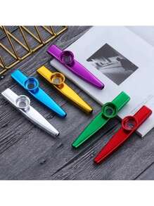 Metal Kazoo With Storage Box, Aluminum Alloy Kazoo, Compact Guitar & Ukulele Accompaniment Instrument, Portable Pocket Musical Instrument For Instant Playing, Musical Instrument Gift