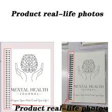 Journal de santé mentale de 120 pages, coffret de journal de santé mentale - pour le soulagement de l'anxiété, le suivi des soins personnels et les exercices de relaxation