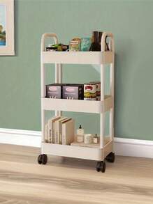 Multifunctional Multi-Layer Storage Cart - Shopping Cart Rack Bedroom Bathroom Floor Multi-Layer Snack Rack Kitchen Office Supplies Storage Rack, Suitable For Kitchen, Bathroom And Bedroom Organization