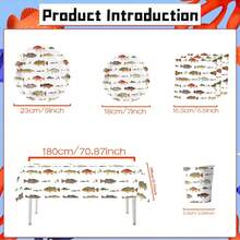 10pcs Fishing Theme Birthday Party Disposable Paper Plates Fish Appreciation Theme Birthday Party Tableware Various Fish Easy Paper Plates Holiday Celebration Birthday Party Tea Party Wedding Exquisite Crafts Fashion Match Decoration House Bedroom Decoration Storage Garden Birthday Decoration Decoration Decoration Style Paper Plate Party - Multicolor - View 7