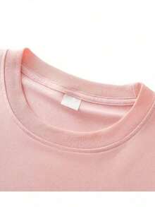 Camiseta Masculina BOOS Nyk Boos Camisa 100% Algodao Malha Premium Blusa Importada Lançamento - Rosa Bebê - Visão 3