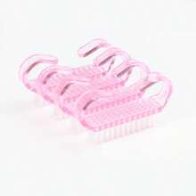 JEARLYU 10 pezzi set di spazzole semi-trasparenti per unghie, strumenti per la pulizia delle unghie che includono mini spazzole in corno di bue, spazzole per polvere di corno di bue trasparente, delicato sulle mani