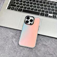 High Quality IMD Color Changing Mobile Phone Case For 16/15/14/13/12 Pro Max Plus, Shockproof Protection, Classic Hybrid Mobile Phone Case - Silver - View 5
