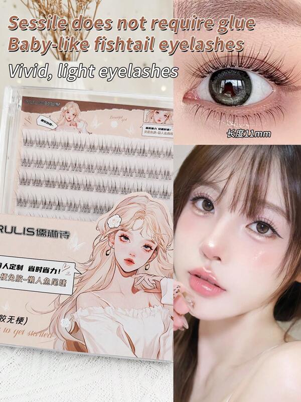 120 extensions individuelles, longueur 10-12 mm, épaisseur 0,07 mm, courbure en C, forme queue de poisson, croix 10-12 mm, cils greffés DIY, extensions individuelles, aspect naturel, greffe artisanale, extensions de cils, faux cils individuels, fins, longue tenue, cadeau pour femme et fille, cils mangas, extensions naturelles