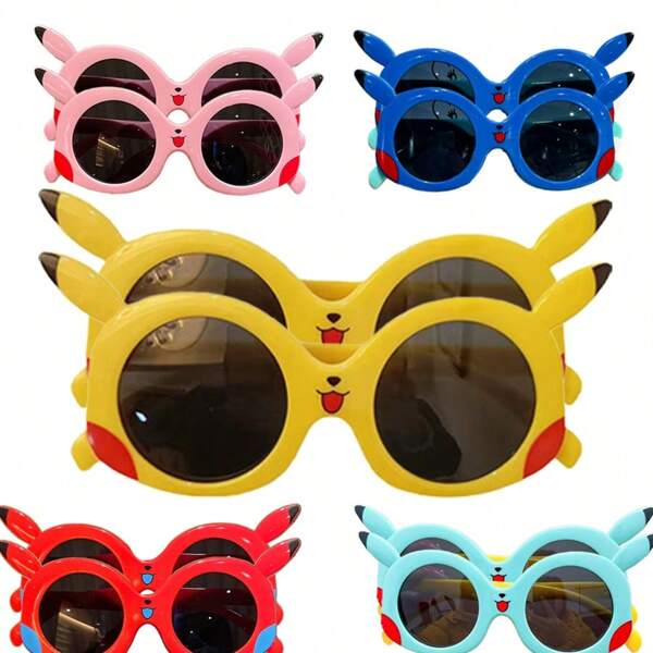 pokemon Gafas de moda al por mayor, regalos de fiesta, suministros para fiestas de cumpleaños en la playa y la piscina, relleno de bolsas de regalo, relleno de cestas de Navidad, Pascua y Halloween (El producto tiene ligeros arañazos que no afectan su uso)