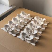 DIY树脂模具蝴蝶烛台硅胶模具，情人节石膏香薰蜡烛底座 - 矽膠模具 - 查看 4