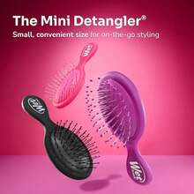Wet Brush Detangler Hair Brush, Pink Frost, Detangling Travel Hairbrush, Ultra-Soft IntelliFlex Bristles Glide Through Tangles With Ease, Pain-, All Hair Types