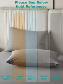 2pcs Waterproof Pillow Protectors (2 Sets) - Made Of Breathable TPU Material With Low Allergy, 2 Zipperable Pillow Covers - Dark Grey - View 9