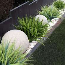 6 件人造植物，唐菖蒲草、春草、桉树、草、龟背竹，6 种适合花束婚礼装饰花瓶装饰 DIY 艺术装饰，户外人造草坪，人造植物花园装饰 - 彩色 - 查看 9