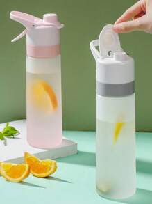 1 Taza portátil rociadora de agua creativa, adecuada para deportes al aire libre, correr, saltar la cuerda, yoga, camping, ejercicio y senderismo, regalo de cumpleaños, regalo del Día de San Valentín, vuelta al cole, campamento de verano, un imprescindible para festivales