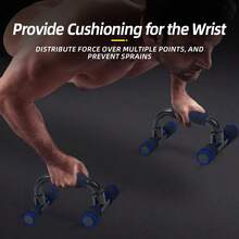 Push-Up Stand, Home Fitness Equipment, Arm Strength And Chest Muscle Training Aid, I-Shaped Push-Up Stand - Dark Blue - View 5