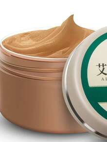 1盒艾草软膏，每日植物提取物，清凉舒缓，止痒