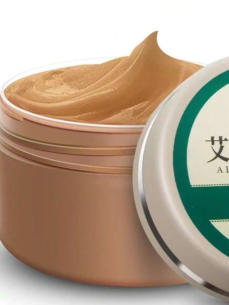 1盒艾草软膏，每日植物提取物，清凉舒缓，止痒