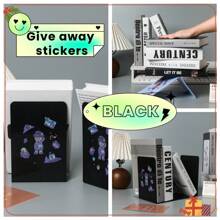 2pcs L-Shape Desk Book Stand, Study Desktop Book Holder, Bookshelf Decorative Book Stopper, Design, School Supplies,Back To School