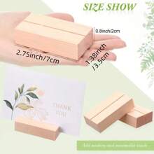 5PCS,Wooden Card Clip, Business Card Clip, Photo Clip, Sign Clip, Menu Clip, Table Card Decoration, Wedding Party Table Decoration