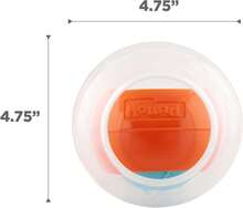 Outward Hound By Nina Ottosson A-Maze Ball Dog Treat Puzzle Ball, Level 2 Intermediate, Green - Tiếng chó sủa (màu cam) - Xem 7