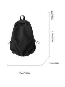Mochila universitaria impermeable, mochila escolar ligera y casual, mochila para portátil universitaria para hombres y mujeres, mochila de viaje resistente al agua para instituto, secundaria y primaria. Mochila para estudiantes adolescentes niños y niñas. Se envían versiones nuevas y antiguas aleatoriamente.