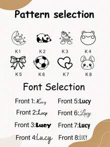 LICVIC 1/2/6Pcs Custom Name/Pattern Baby Bottle Labels, Personalized Children's Water Bottle Name Bands, Customized Reusable Silicone Cup Bands Labels, Customizable Non-Slip Name Bands, 5.4x2.5cm, 6 Colors: Bule/Green/Water Lake Blue/Orange/Pink/Yellow, 2 Styles, 8 Pattern, Anti-Slip And Anti-Scalding, For Daycare