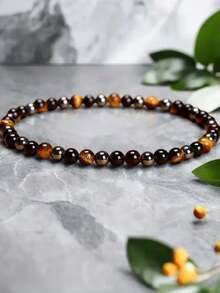 三重保护水晶手链虎眼石黑碧玺男女通用 - 保護手鍊 - 查看 4