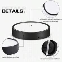 CANMEIJIA Đèn LED gắn trần hiện đại gắn trần 5W 10W 15W 25W Đèn phòng ngủ siêu mỏng phòng khách 220V - Đèn downlight gắn nổi - Xem 9