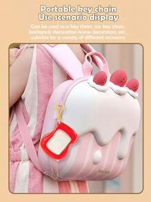 Cute Magnetic Writing Board Mini Handwriting Board Keychain Small Backpack Decor Drawing Board