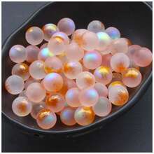40/80/120 Pcs Starry Sky Glass Marbles Glass Ball Colorful Glass Marbles Decor Vase Filler Fish Tank Home Decor DIY Jewelry Accessories 12mm