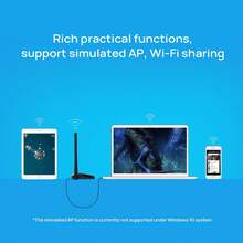 tp-link TL-WN826N No-Driver WiFi Adapter | 300Mbps For Gaming/Office | Dual Antennas | Low Latency | Auto-Install - Black - View 5