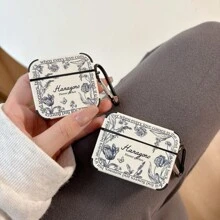 Flower Fresh Minimalist Style Bluetooth Earphone Protective Case, Compatible With Airpods 1/2/3/4/Pro/Pro2, Lightweight And Convenient