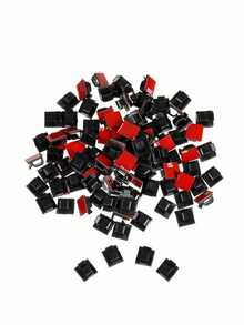 50pcs LDQ Outdoor Clear Plastic Hooks, Adhesive Wall-Mounted, Easy Installation For String Lights And Wire Lamps, Industrial Display Hooks, Polished Finish