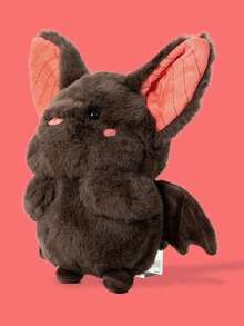 1 PCS 25CM/9.84 Inches Kawaii Fat Bat Plush Doll Cute Flying Bat Plush Toy Soft Stuffed Animals Plush Lovely Goods For Girls Boys Friend Family Birthday Halloween Holiday