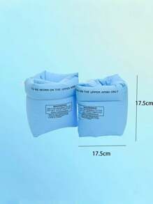 1 Pair Thickened PVC Inflatable Swim Arm Floats,Suitable For Swimming Pool With Head Rescue, Pool Atmosphere Splash Water, Swimming Beginners Arm Rings Life Jacket Assist Aids