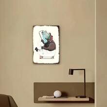 1PC Gorilla In Bathtub Tin Sign, Gorilla Taking A Bath, Fun And Humorous Wall Art, High-Quality Metal, Perfect For Bathroom Or Kids Room, 8x12 Inches/ 20x30 Cm - Multicolor - View 2