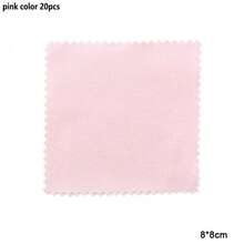 QIAO 10-200pcs 8*8cm Silver Jewelry Polishing Cloth, Soft Cleaning Wipes To Remove Stains On Jewelry, Coins, Watches - Multicolor - View 19