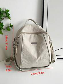New Arrival Spacious Commute & Travel Backpack, Shoulder Bag, Hand Bag, Fashion Campus Style Bag, Perfectly Matching With Backpack Accessories, Back To School Essentials, Bag For School College