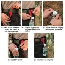 织带扣钩水瓶夹户外尼龙徒步登山扣带背包挂钩露营夹 - 彩色 - 查看 3