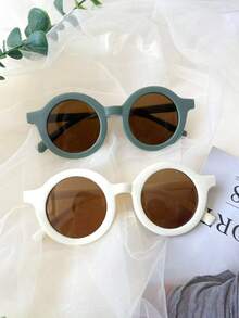 1 chiếc kính thời trang mờ, kính thời trang trang trí sàn diễn mẫu mới, kính đạo cụ chụp ảnh, kính thời trang mùa hè - trắng - Xem 6