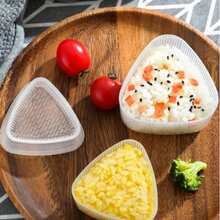 2 Pieces Kitchen Accessories, Sushi Mold, Triangle Mold, Sushi Maker Mold, Sushi Tool, Onigiri Rice Ball Bento Maker Mold - Multicolor - View 3