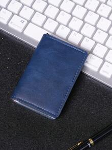 Men's Credit Card Holder, Slim Wallet, Travel ID Card Case, Pop-Up Card Box, Aluminum Card Holder, Card Wallet, Compact Wallet, Unisex, Christmas Gift - Multicolor - View 14