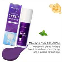 1.01oz Mint Purple Toothpaste With Glycerin, Vitamin C, Whiten Teeth, Suitable For All, Deep Cleaning, Fresh Mint Scent, Gum Health Protection, Sparkling Smile, Mother'S Day Gift